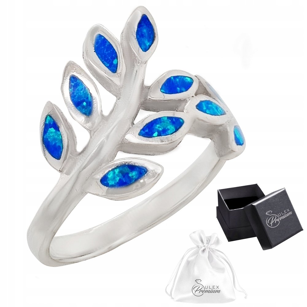 Pierścionek srebrny pr. 925 Opal Laur r. 19