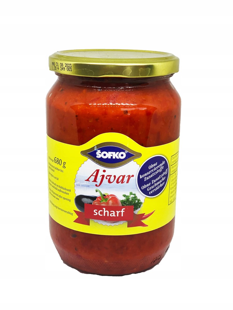 Ajvar Ostry Sofko 650g