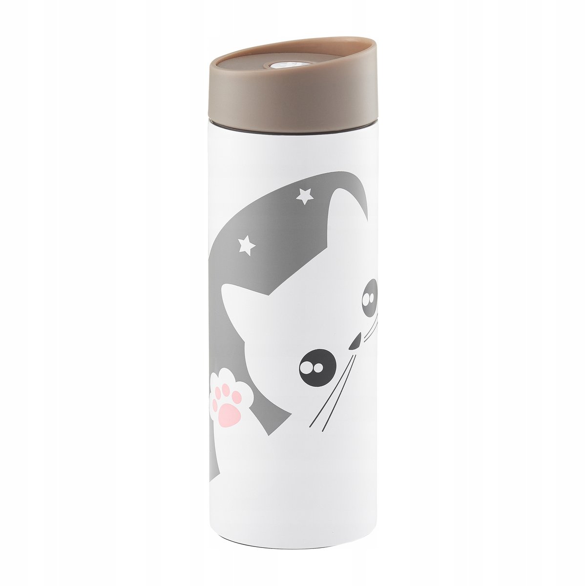 66707 Kubek termiczny Kitty 350 ml ciemny szary AMBITION