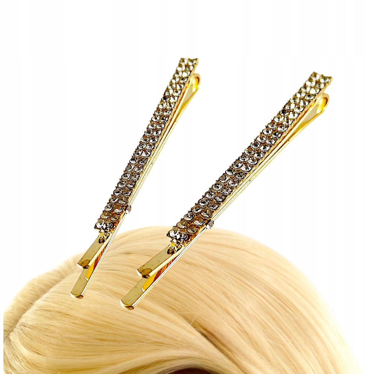 Wsuwki do włosów Metalowe z cyrkoniami