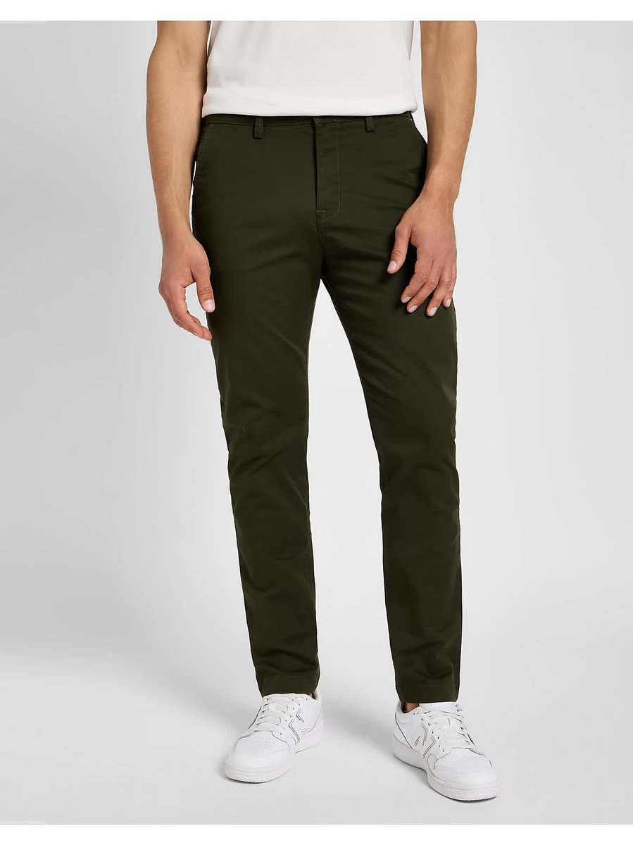 Męskie spodnie chinosy Lee SLIM CHINO W34 L32