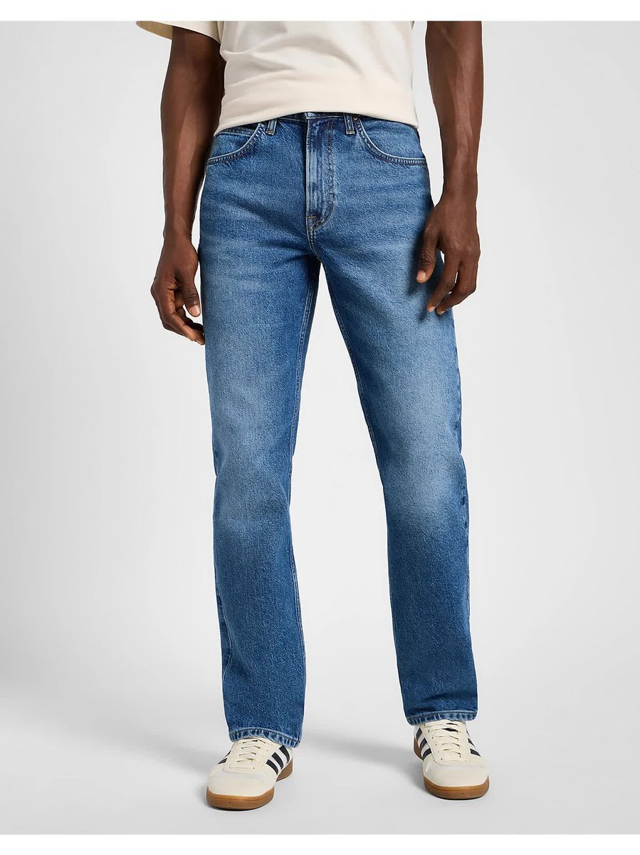 Męskie spodnie jeansowe proste Lee BROOKLYN STRAIGHT W34 L30