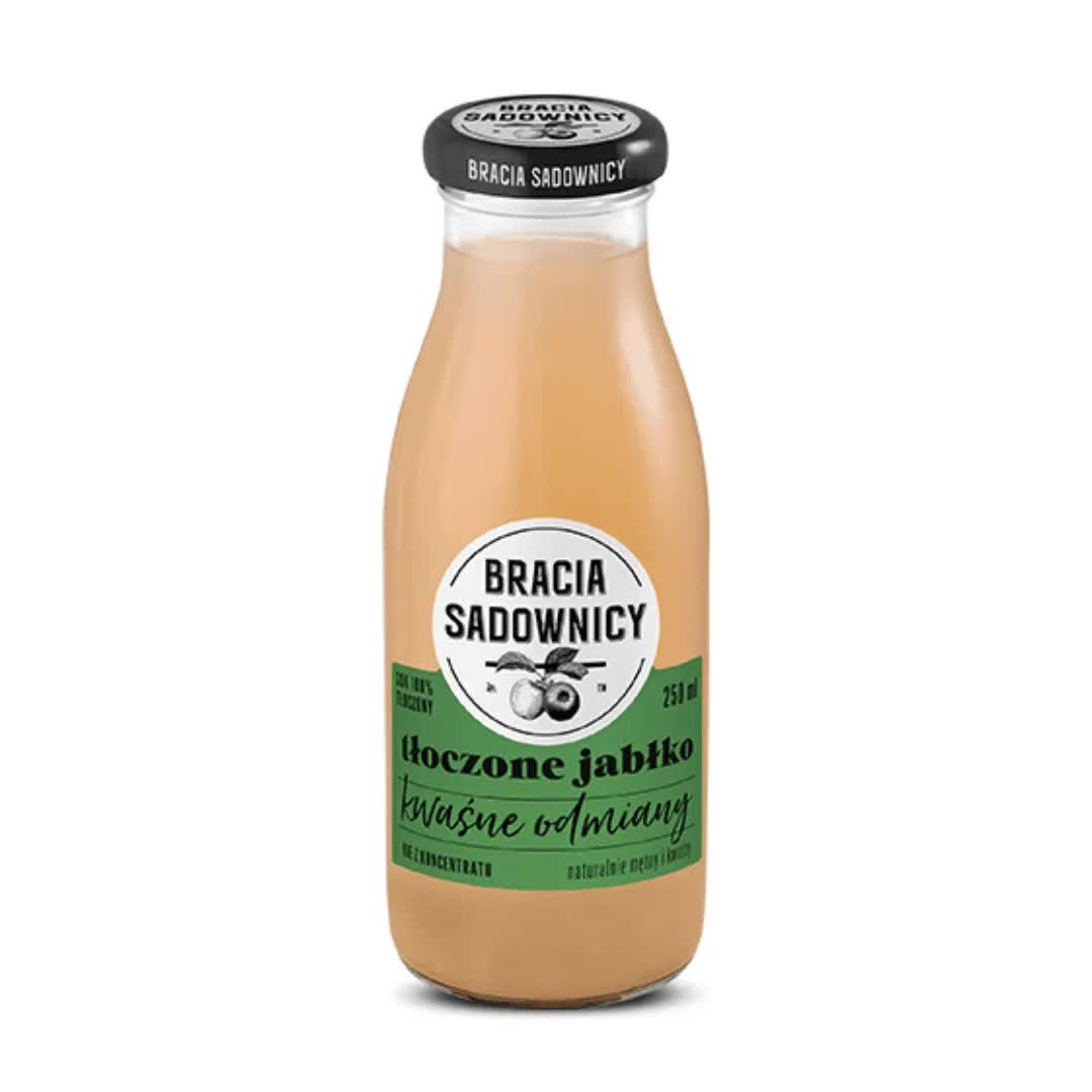 Bracia Sadownicy Tłoczone Jabłko Kwaśne Odmiany 250 Ml