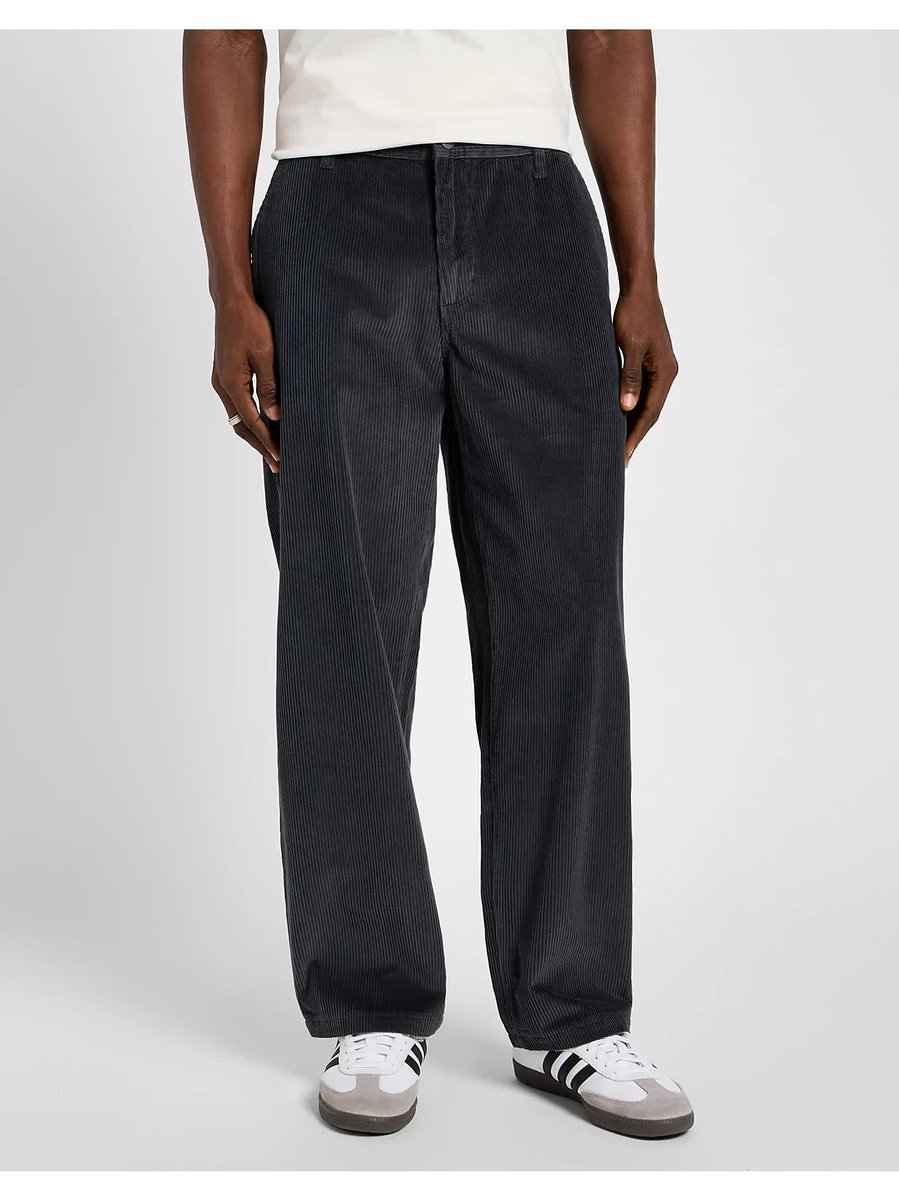 Męskie spodnie jeansowe luźne Lee LOOSE WORKWEAR CHINO W34 L32