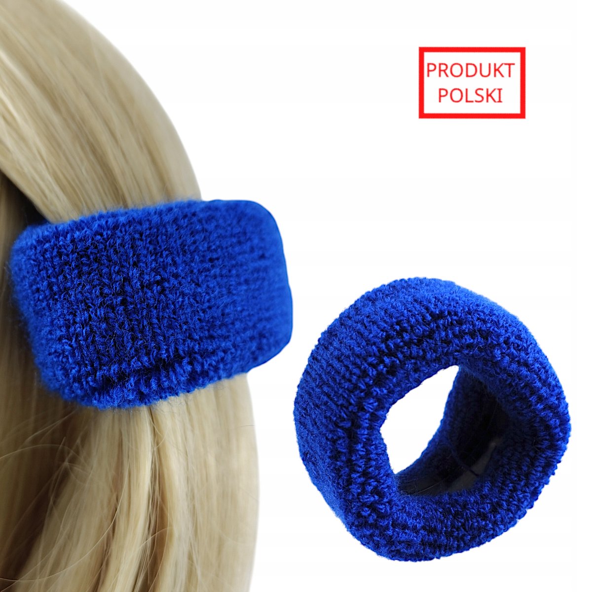 Gumki do włosów Frotki Polskie Frotowe Chabrowe Mocne