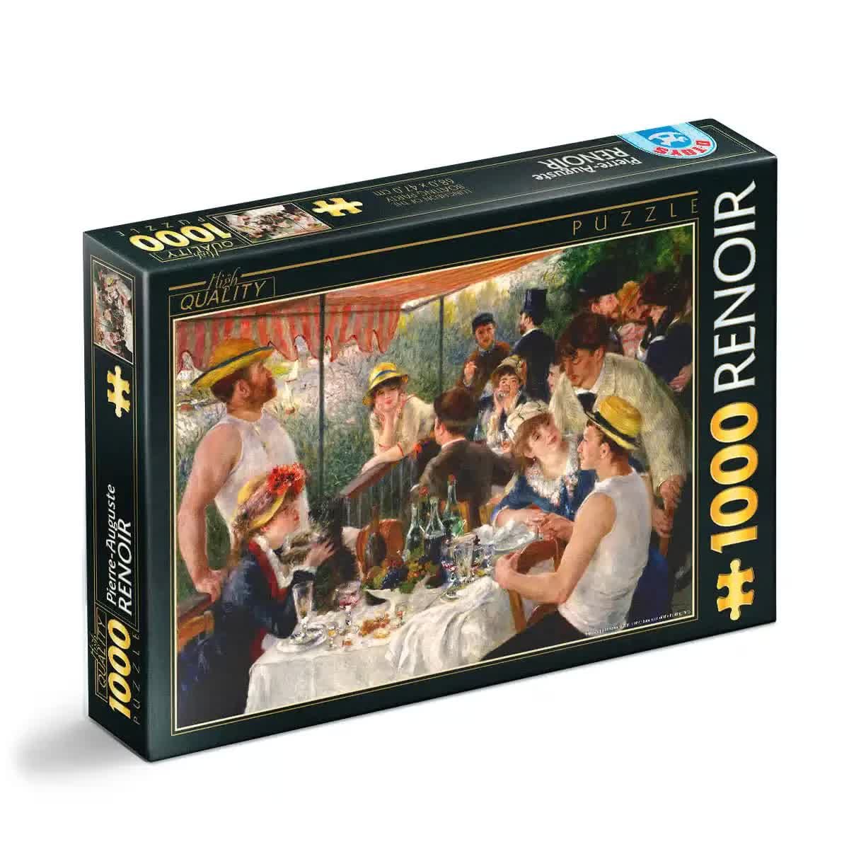 PUZZLE 1000 ELEMENTÓW. SPOTKANIE WIOŚLARZY NA ŁODZI, PIERRE-AUGUSTE RENOIR