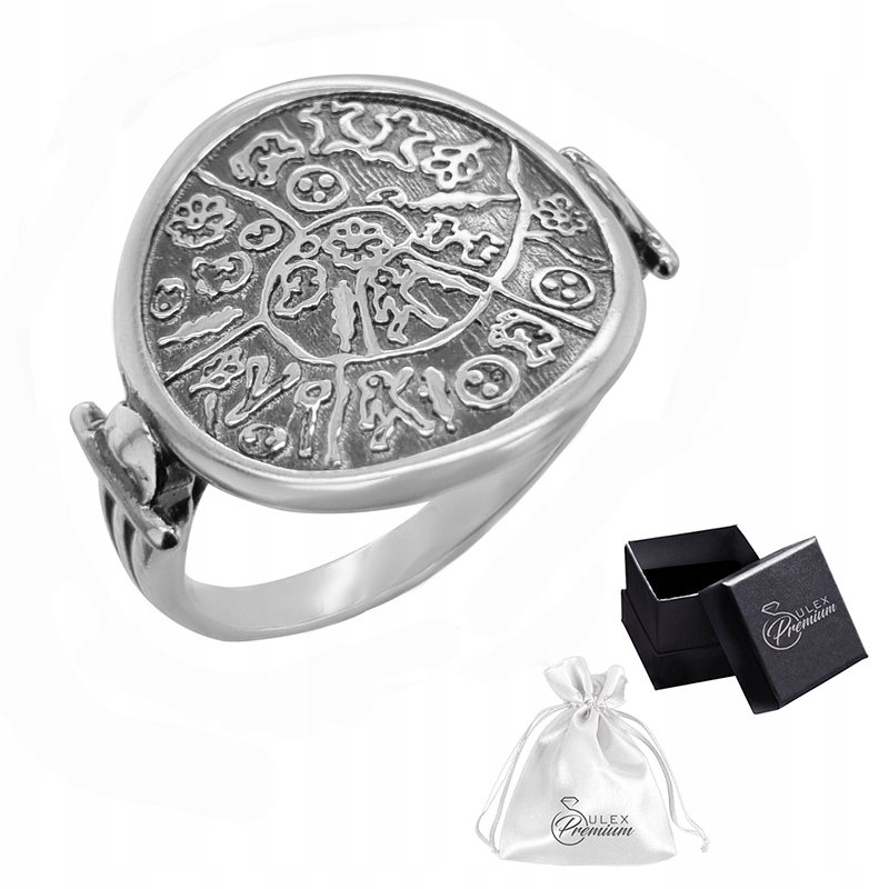 Pierścionek srebrny pr. 925 Historia Ziemi r. 12