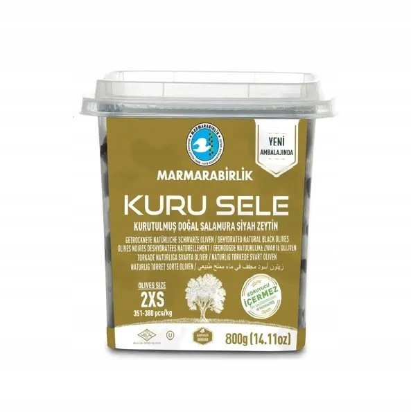 Oliwki Marmarabirlik czarne suszone 2XS 800 g