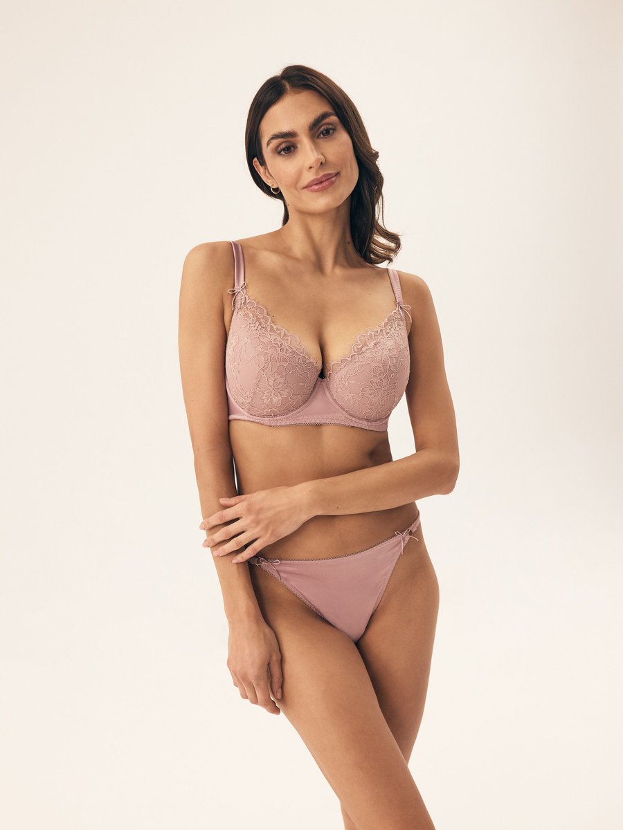 Biustonosz push-up Blithely Esotiq brudny róż 65G