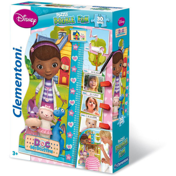 Clementoni, puzzle, maxi, miarka, Klinika dla pluszaków, 30 el.