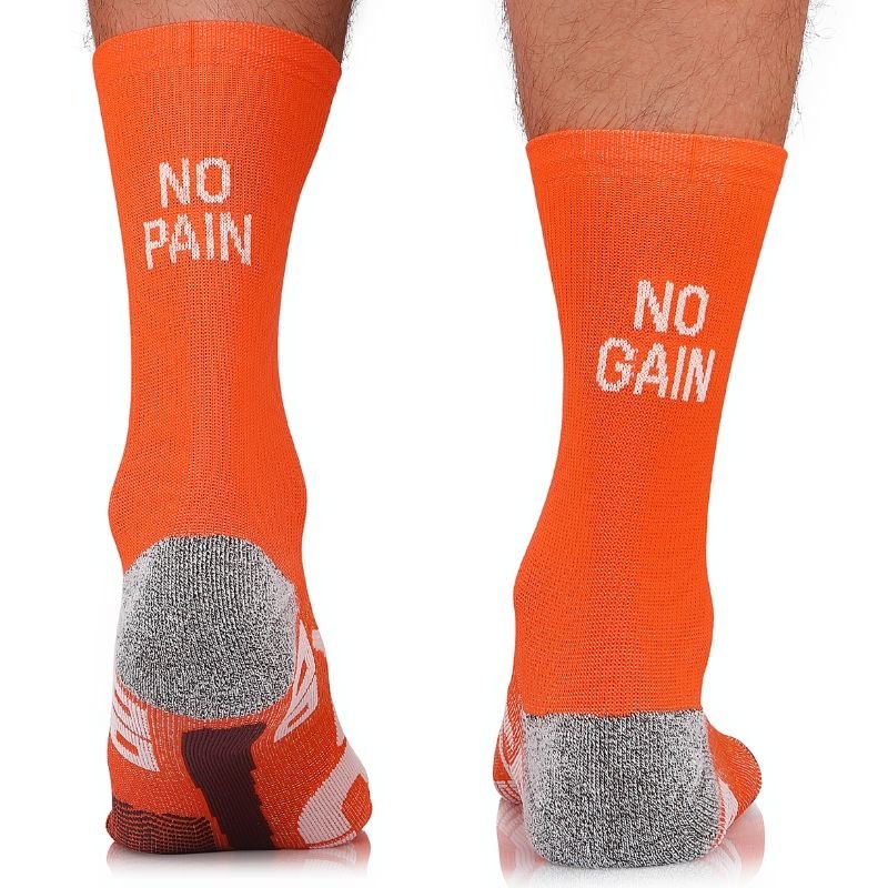 Skarpety biegowe Running Raid Long NO PAIN NO GAIN termoaktywne, chroniące przed otarciami, 35-38