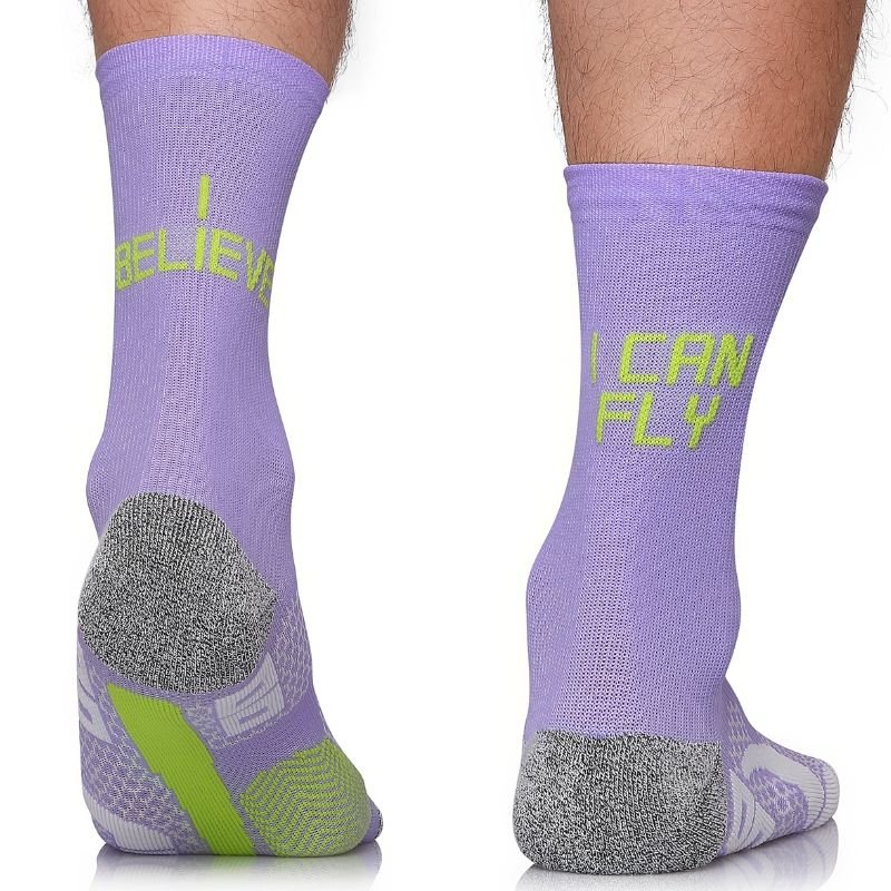 Skarpety biegowe Running Raid Long I BELIEVE I CAN FLY oddychające, chroniące przed otarciami, 47-50