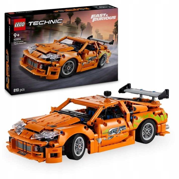 LEGO TECHNIC - Szybcy i Wściekli Fast and Furious Samochód Auto Toyota Supra MK4 ZESTAW LEGO PREZENT DLA CHŁOPCA DZIECI