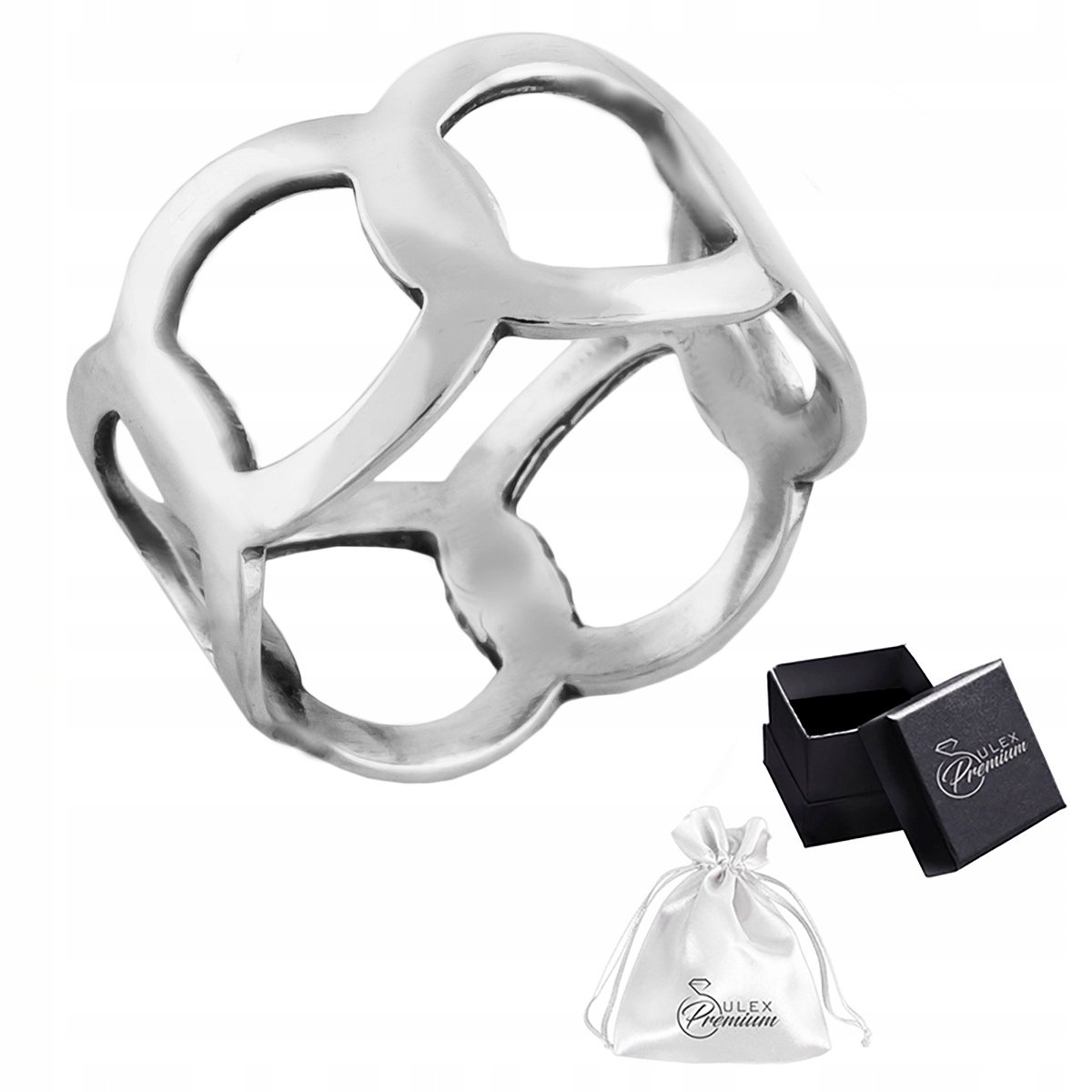 top Obrączka srebrna pr. 925 Polerowana r. 15