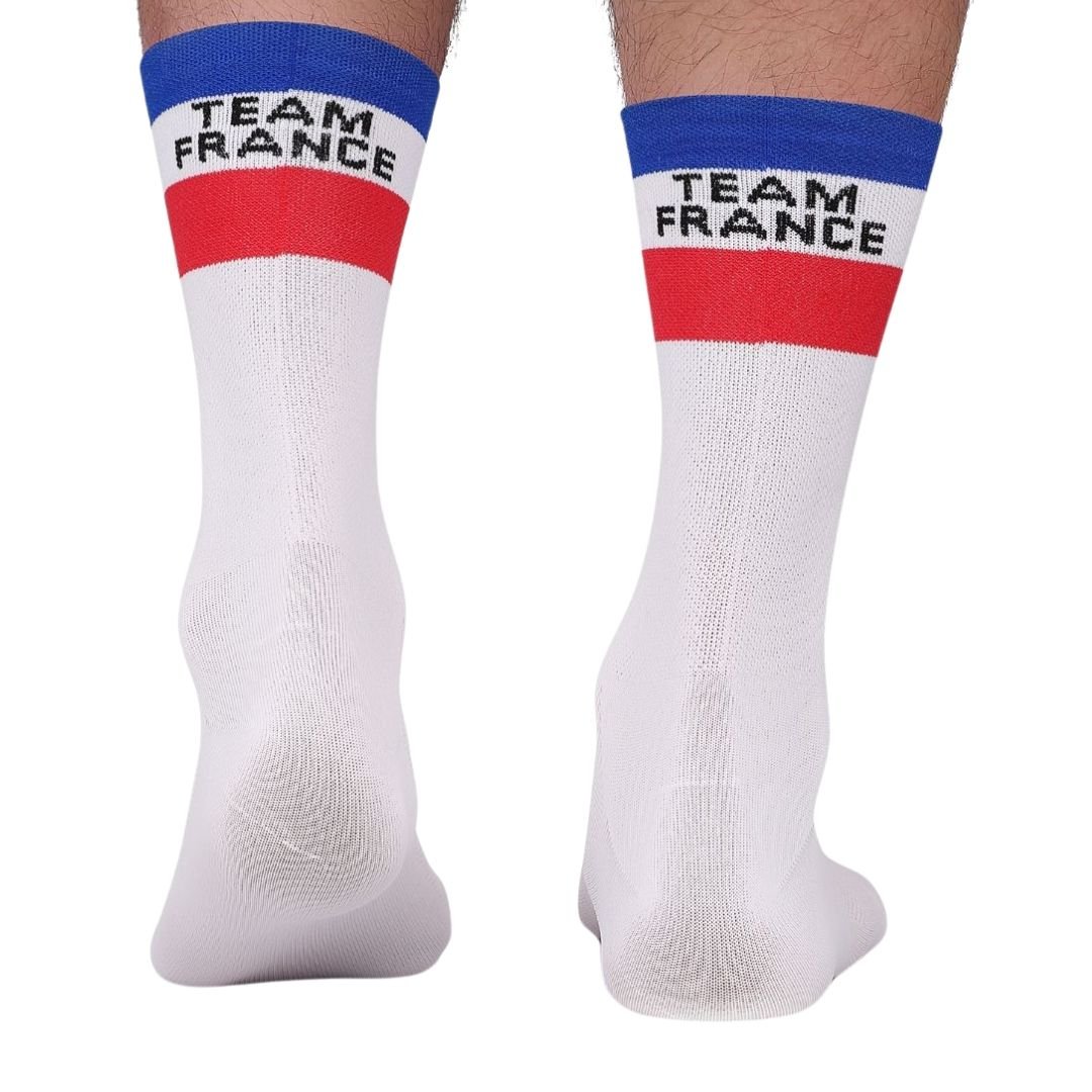 Profesjonalne skarpety kolarskie, rowerowe Todo Cycling Pro model Team France, szosowe, termoaktywne, 35-38