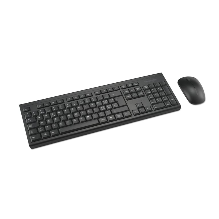 Kensington KM150 EQ klawiatura Dołączona myszka Biuro RF Wireless QWERTZ Swiss Czarny K75562CH K75562CH
