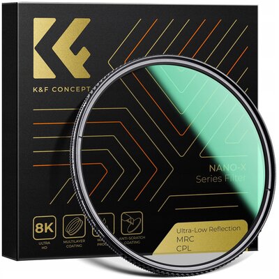 Filtr polaryzacyjny K&F CONCEPT KF01.2475 Ultra Low Reflection (55 mm)