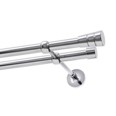 Karnisz DECASTYL Stożek podwójny FI 19 mm 160 cm Chrom