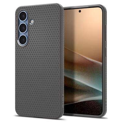 Spigen Etui Liquid Air do Galaxy S25, szare