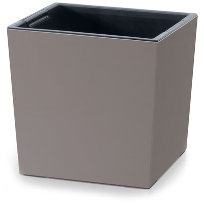 Donica PROSPERPLAST Urbi Square Low (29.5 x 29.5 x 29 cm) Brązowy