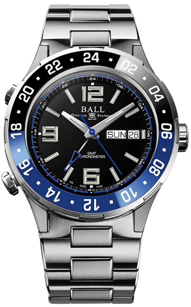 Zegarek Ball DG3000A-S1CJ-BK Roadmaster Marine GMT (40mm)
