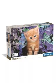 Puzzle 500 Gattino Rosso