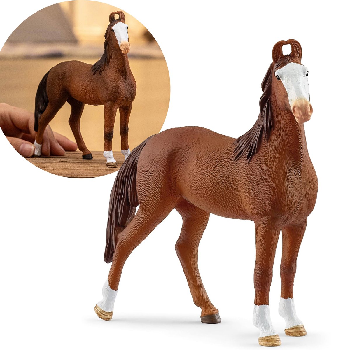 SLH14897 Schleich Horse Club - Klacz rasa marwari, figurka dla dzieci 3+ - Uniwersalny
