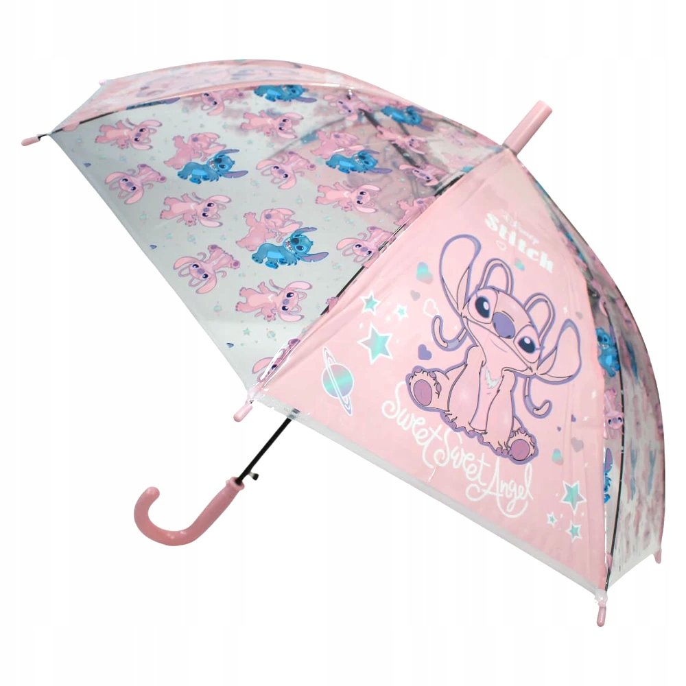 Parasol STICH ANGEL dziecięcy parasolka automatyczna foliowy Stitch Andzia