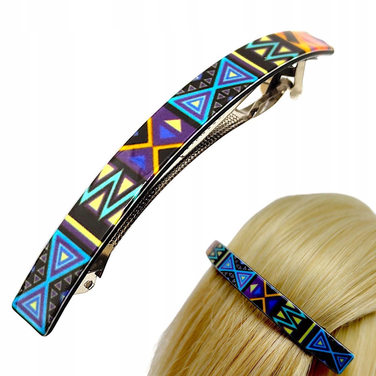 Zapinka do włosów Automatyczna Kolorowa spinka Klamra