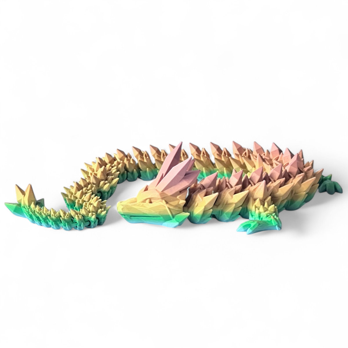 Smok 3D Dragon Figurka smoka Kryształowy smok 60cm Dekoracja pokoju
