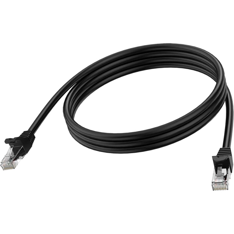 Vision TC 2MCAT6A/BL kabel sieciowy Czarny 2 m Cat6a U/UTP (UTP)