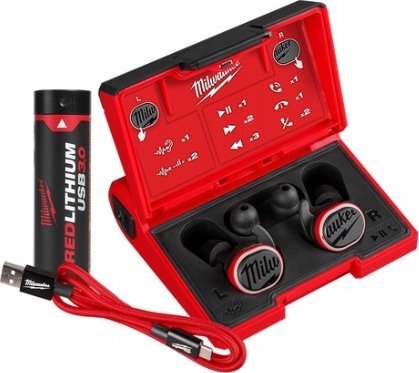 Głośnik Sourcing MILWAUKEE L4RLEPB-301 BLUETHOOTH EARPLUGS RECHARGEABLE BY USB