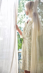 Blanc Des Vosges Szlafrok Mix & Match Zielony