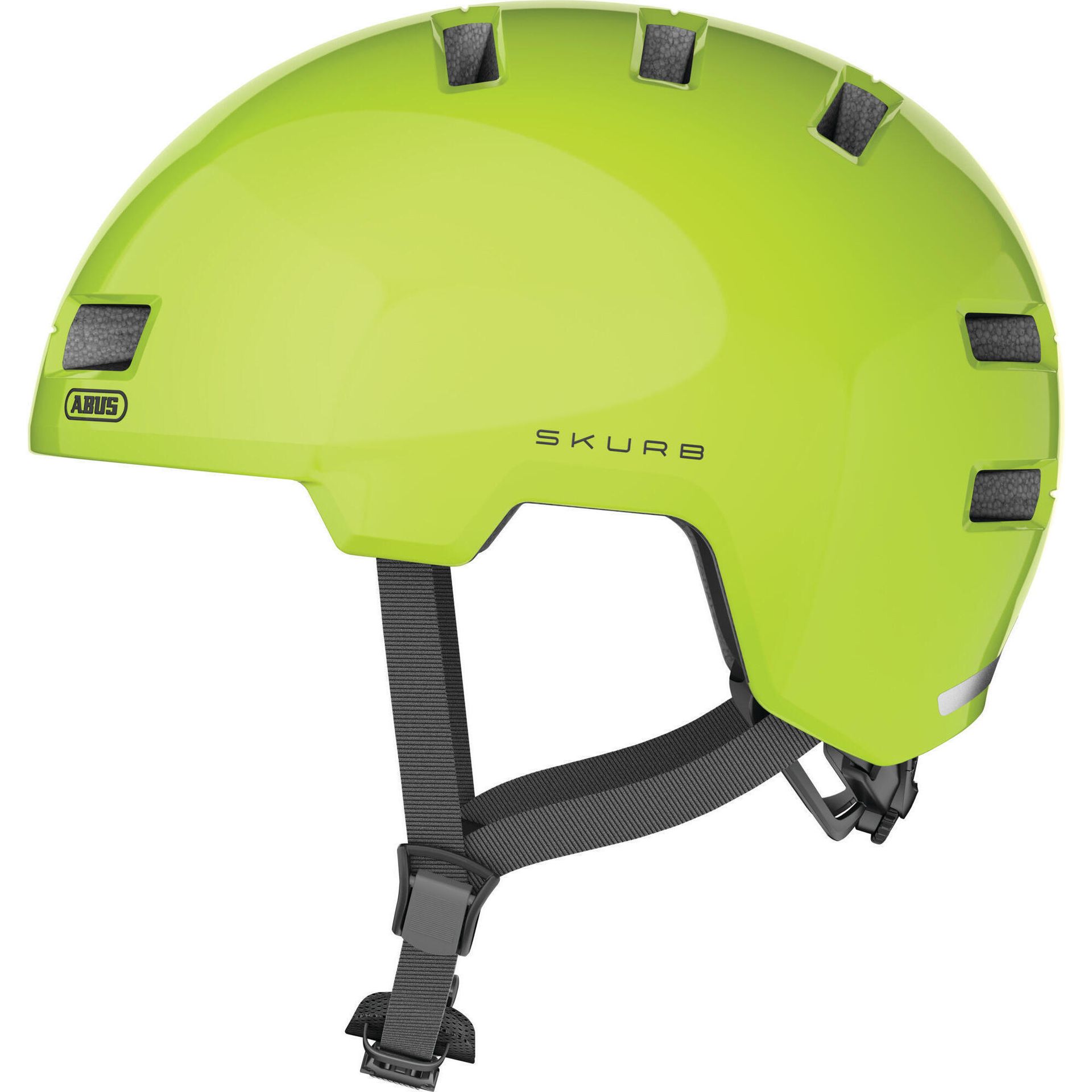 Abus Skurb Helmet, żółty S | 52-56cm 2021 Kaski rowerowe 40382