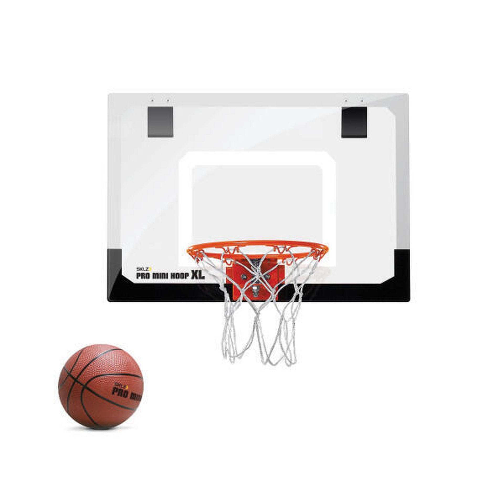 Sklz HP01-000-02 Pro Mini Hoop XL tablica do koszykówki, do powieszenia na dzrwiach w biurze lub pokoju, biało-pomarańczowa, wielokolorowa, jeden rozmiar ZSSZPMHXL