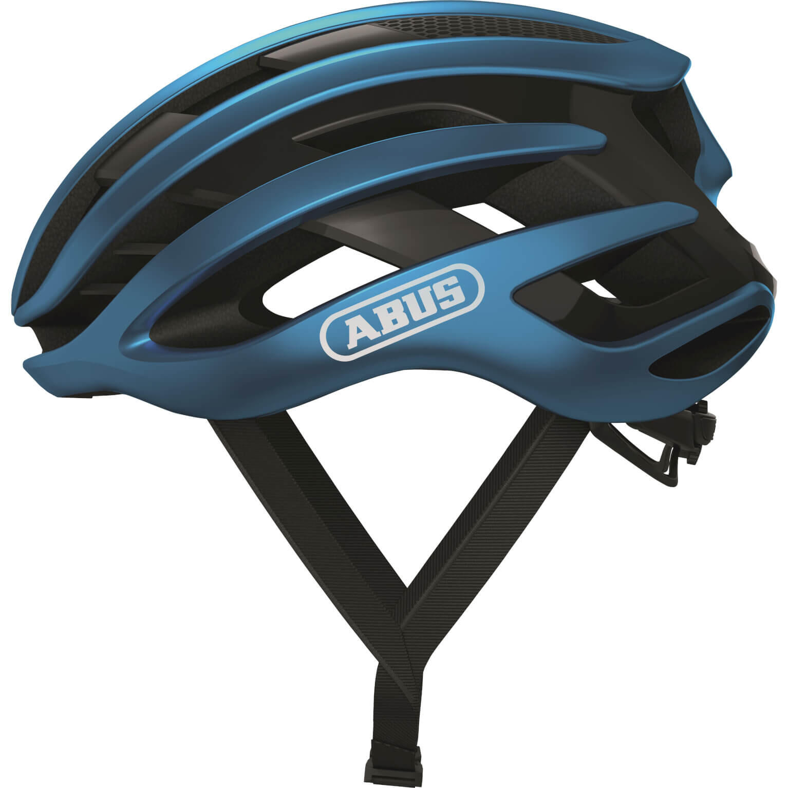 Abus AirBreaker Kask rowerowy, steel blue L 58-62cm 2020 Kaski szosowe 81724