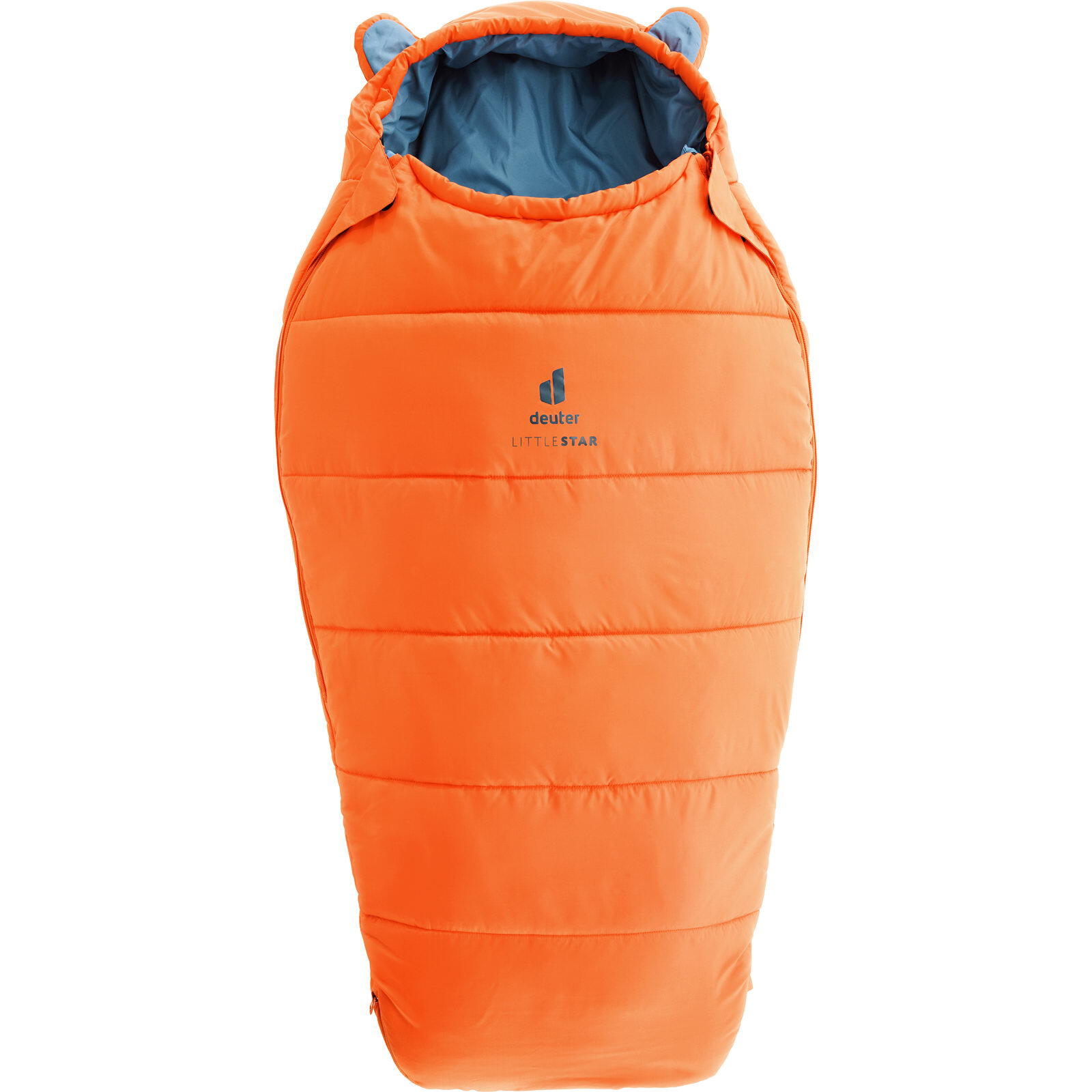 Deuter Unisex Little Star śpiwór dziecięcy, niebieski (Saffron-Slateblue), regularny 3720021