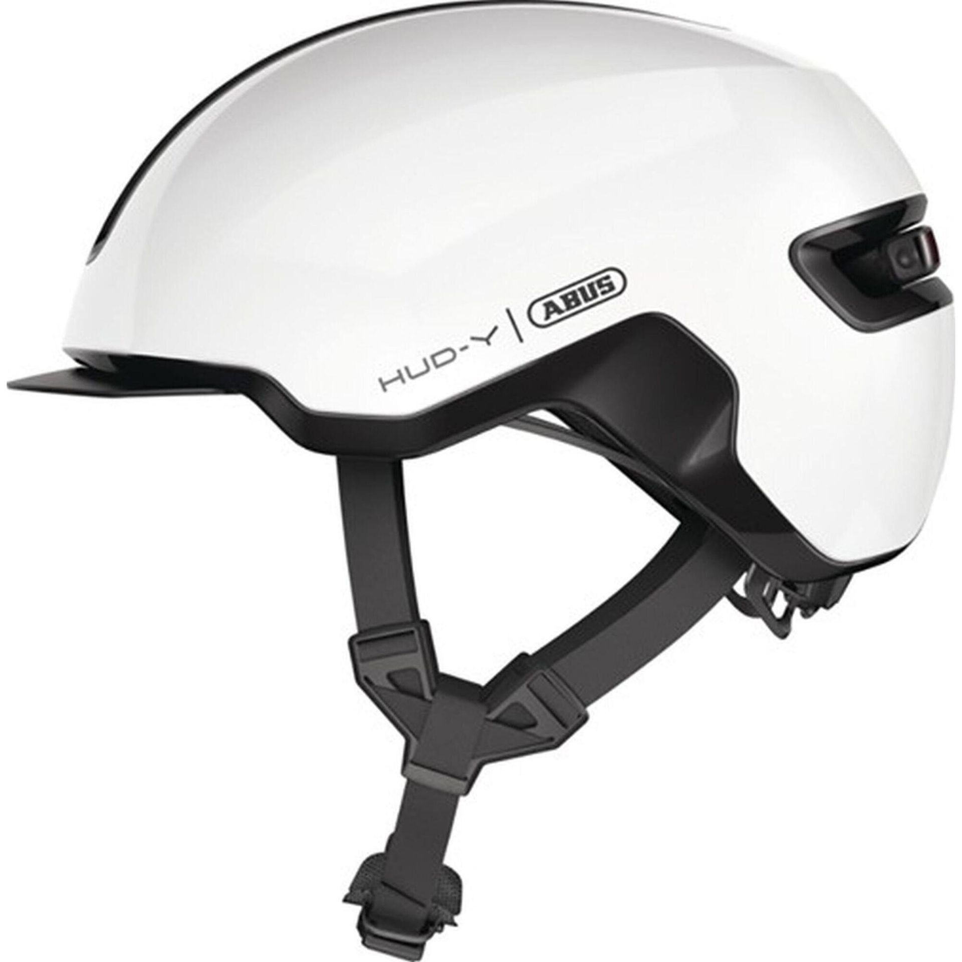 Kask rowerowy Abus Hud-Y shiny white 91986 r. S 51-55 cm Biały