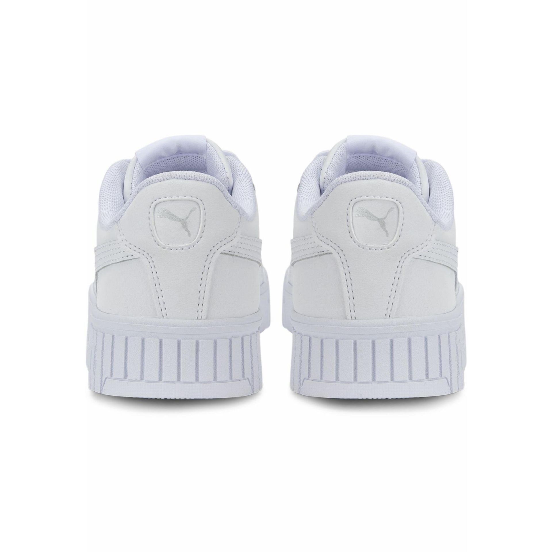 Młodzieżowe sneakersy Carina 2.0 PUMA White Silver Gray