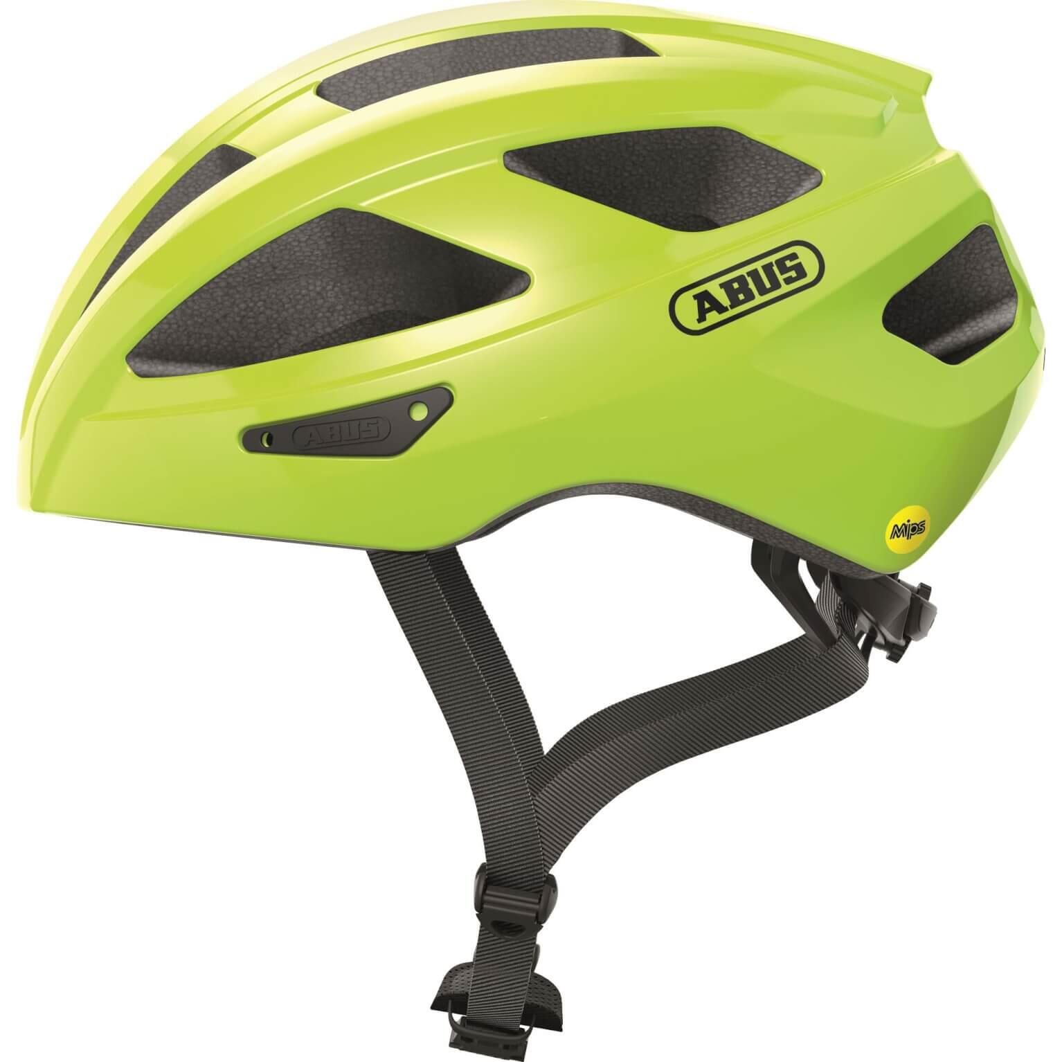 Abus Macator MIPS Helmet, żółty M | 52-58cm 2022 Kaski miejskie i trekkingowe 89221