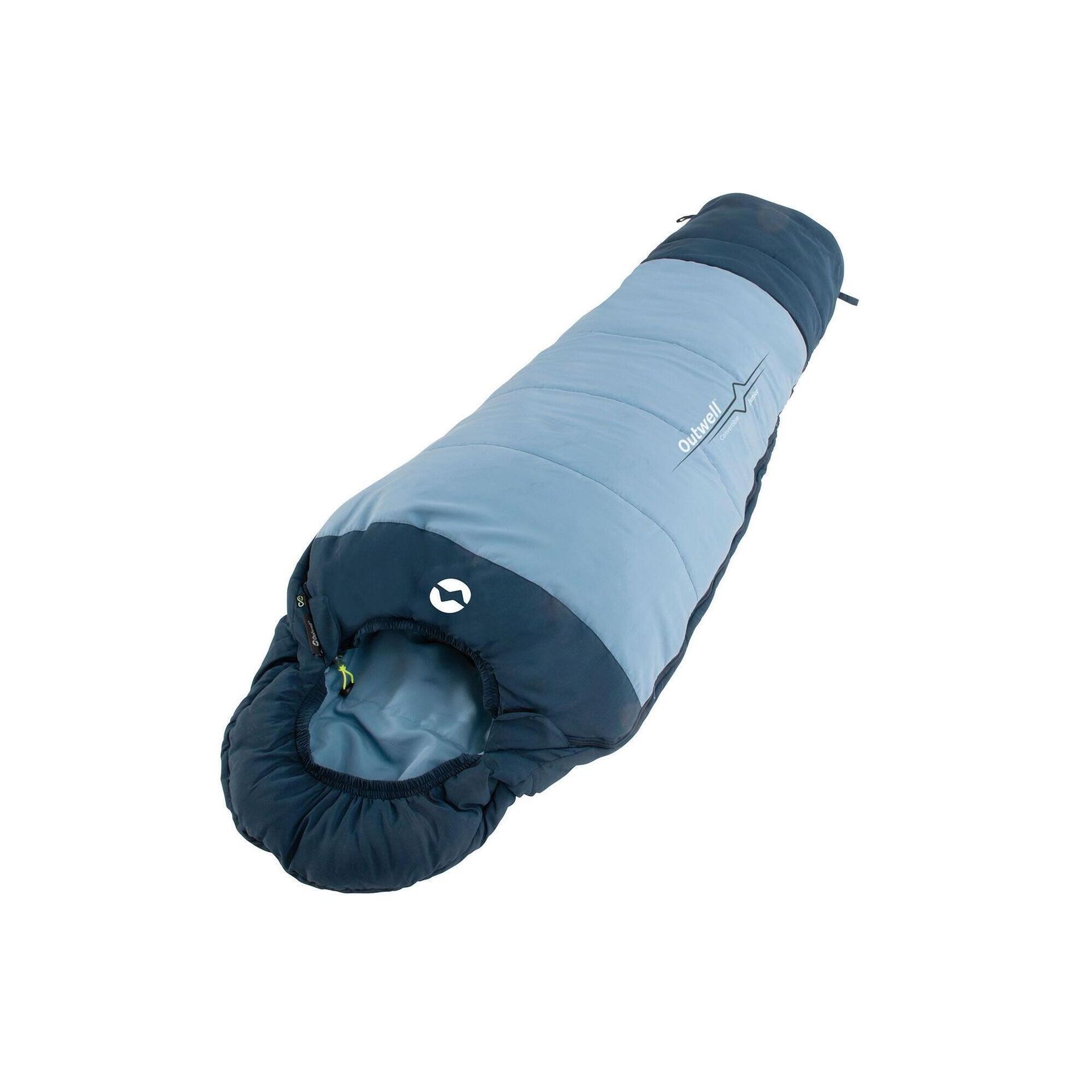Śpiwór dziecięcy Outwell Convertible Junior (120-150 cm) - ice/navy