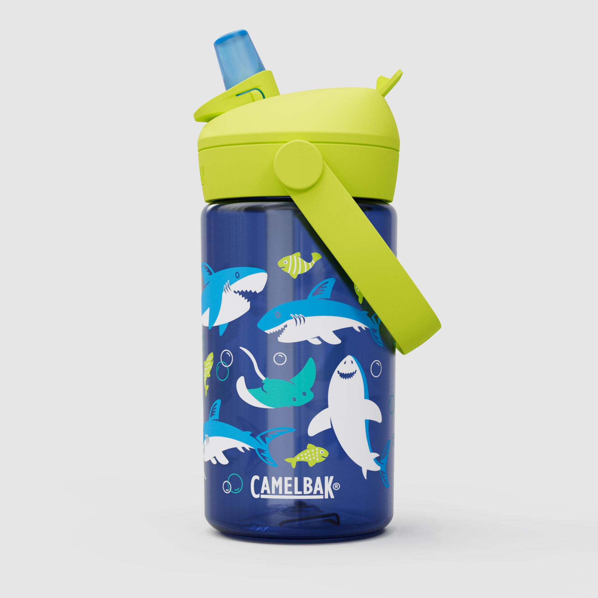 Butelka dla dzieci Camelbak Thrive Flip Straw Kids 400 ml sharks and rays - ONE SIZE