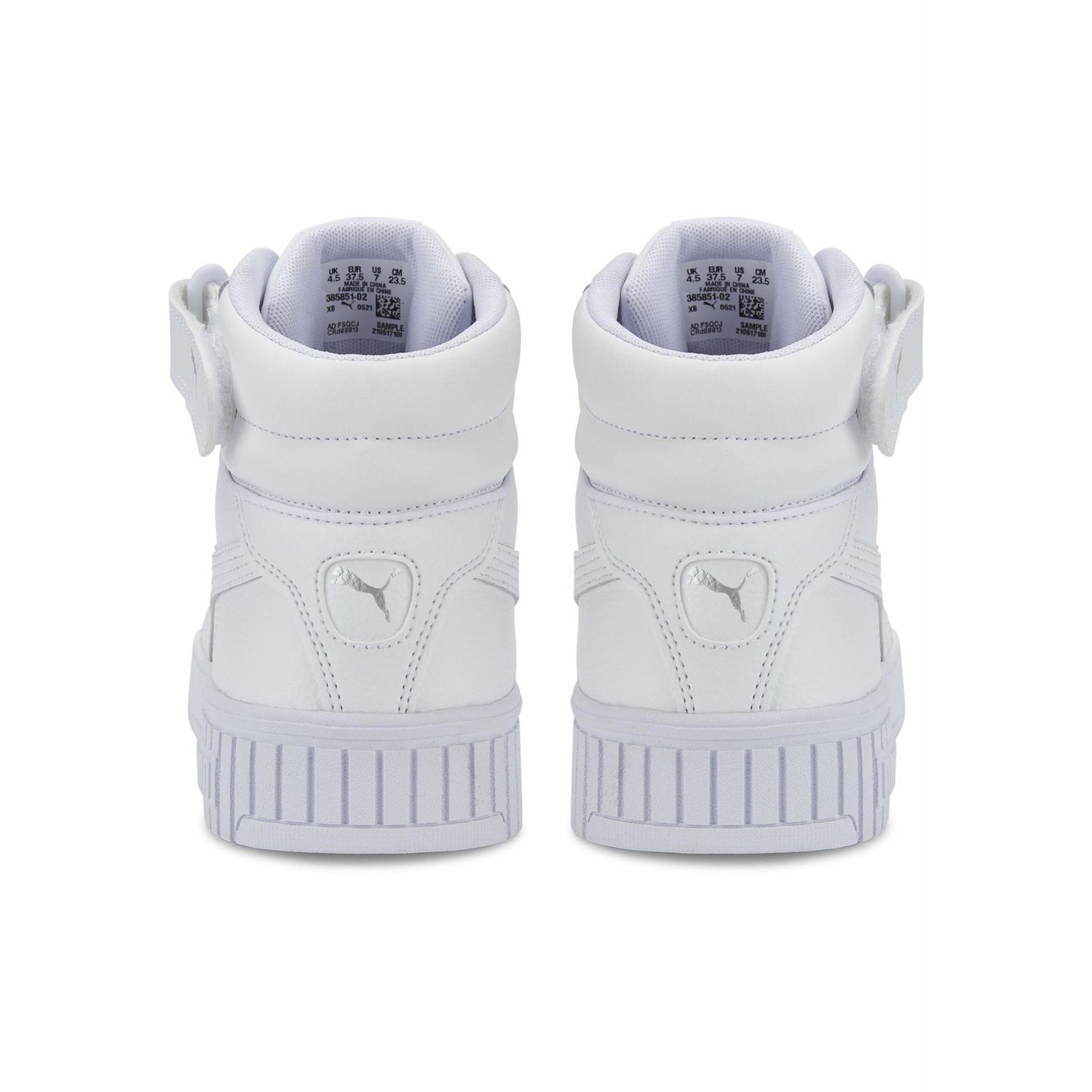 Damskie sneakersy Carina 2.0 Mid PUMA White Silver Gray