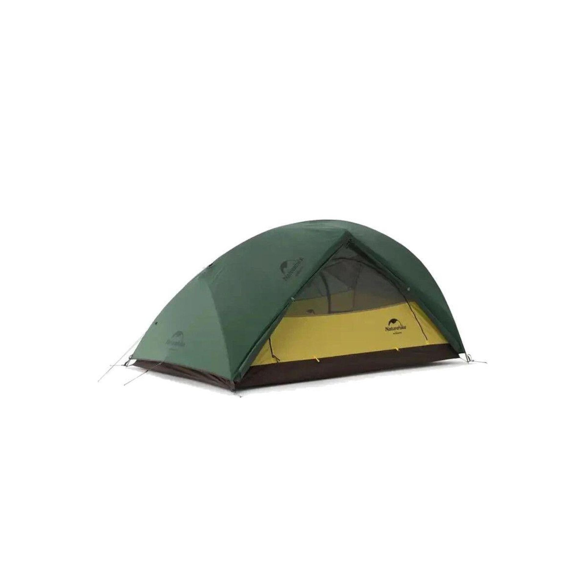 Naturehike Star-River Lekki Namiot 20D Silikon Materiał 2-Osobowy Podwójna Warstwa Aluminium Rod Namiot Kempingowy (210T Pomarańczowy)