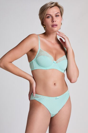 Hunkemöller Majtki po kolana Sophie Niebieski