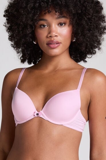 Hunkemöller Biustonosz usztywniany z fiszbinami Plunge Różowy