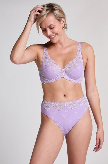 Hunkemöller Figi z wysokim stanem Diva Fioletowy