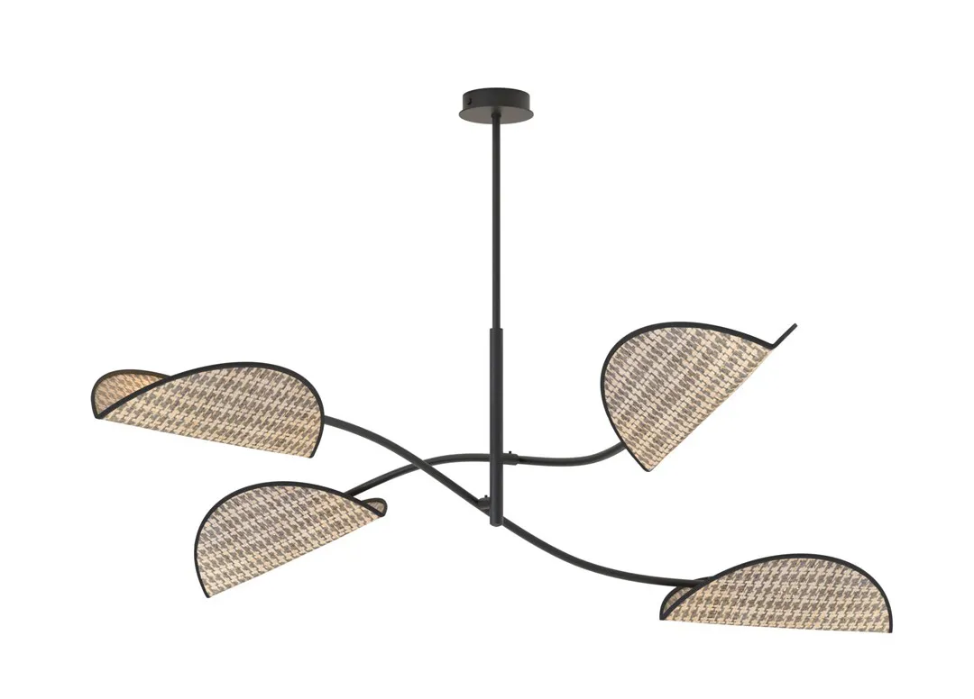 Brązowa wisząca lampa sufitowa M3-M91