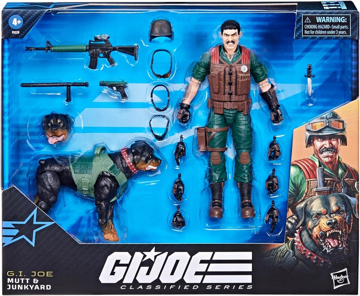 Hasbro G.I. Joe Classified Series 113 Mutt And Junkyard And Pet