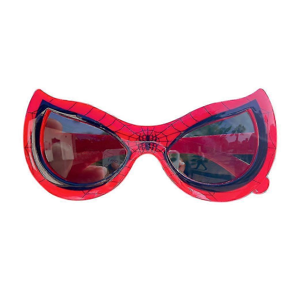 Dzieci Chłopcy Spiderman Okulary przeciwsłoneczne, Spider-Man Lato Odporne na słońce Okulary Okulary UV Okulary Prezent Czerwony
